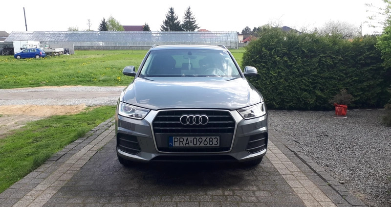 Audi Q3 cena 72900 przebieg: 187950, rok produkcji 2018 z Rawicz małe 254